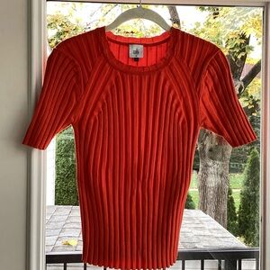 6241 Cabi Perky Ribbed Short Sleeve Top